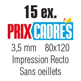 PRIX CADRÉS - 80x120 cm •...