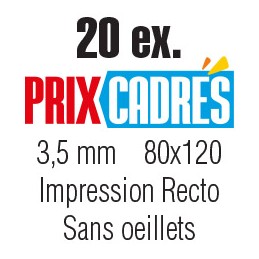 PRIX CADRÉS - 80x120 cm •...