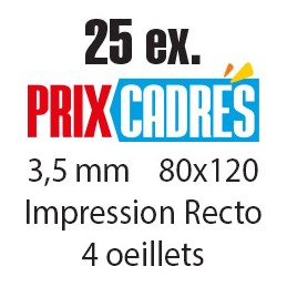 PRIX CADRÉS - 80x120 cm •...