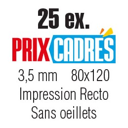 PRIX CADRÉS - 80x120 cm •...