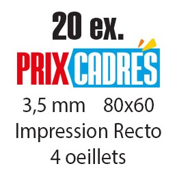 PRIX CADRÉS - 80x60 cm • 20...