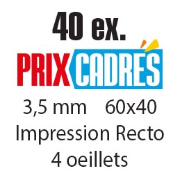 PRIX CADRÉS - 60x40 cm • 40...
