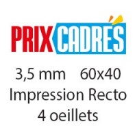PRIX CADRÉS - 60x40 cm - 4 oeillets
